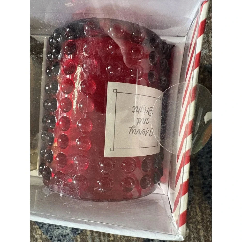 Hallmark Boxed Candle Set 3 Scented Glass Jar Holiday Cinnamon Sugar Cookie Pine